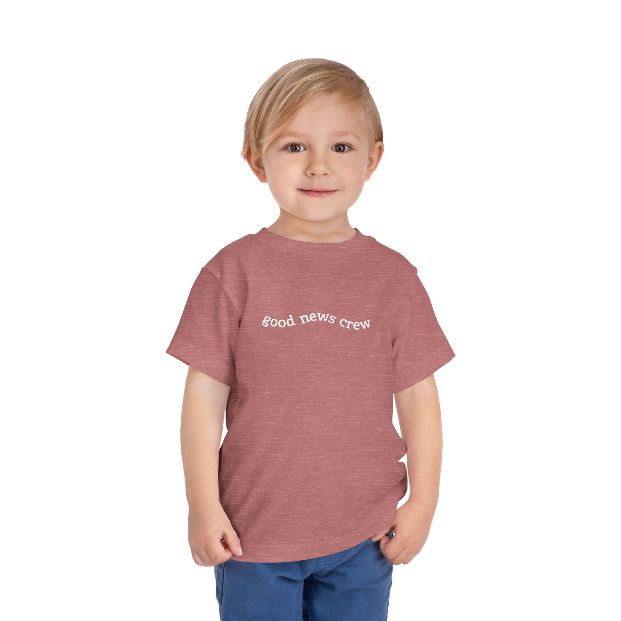 "Good News Crew" Toddler Short Sleeve Tee