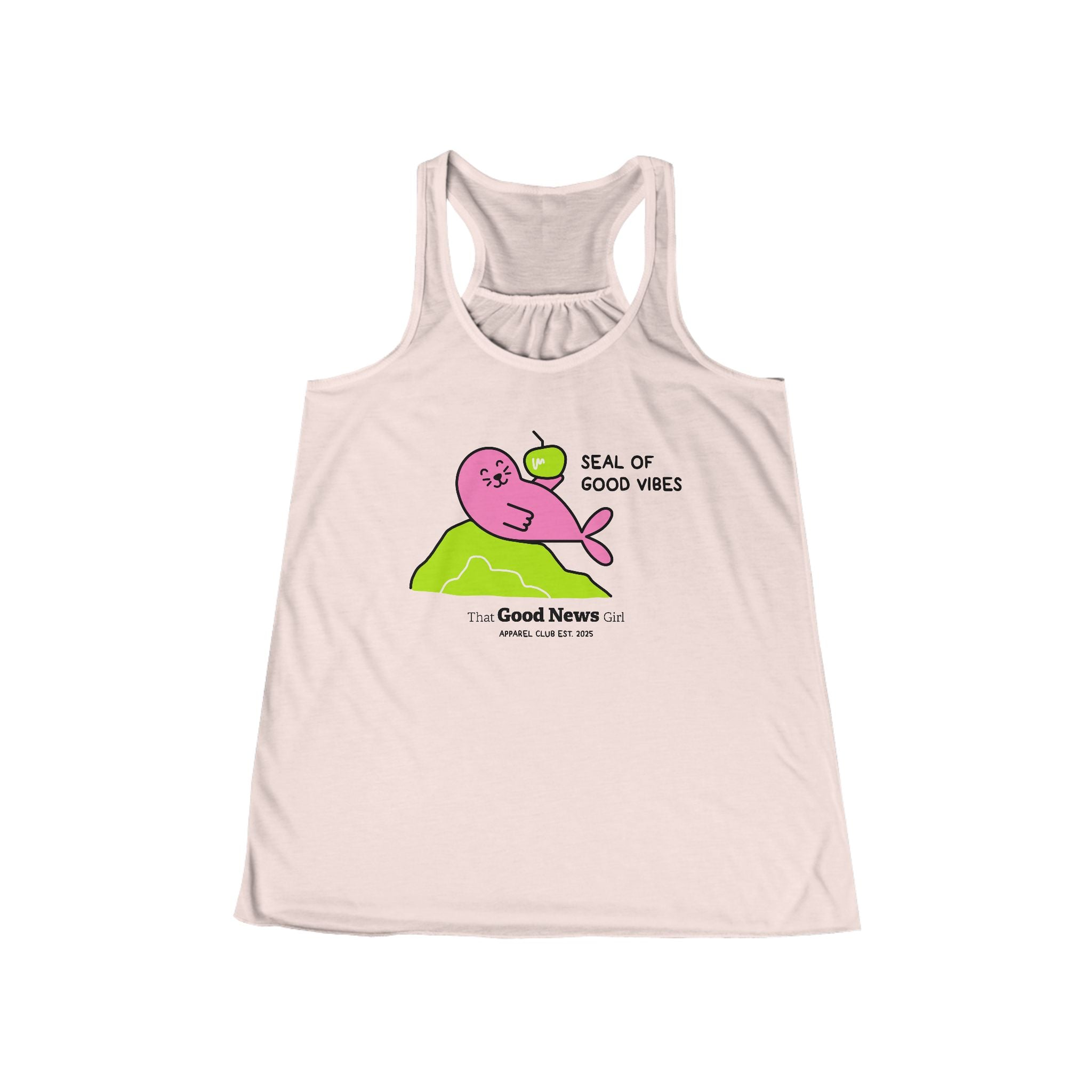 Women's "Seal of Good Vibes" Racerback Tank