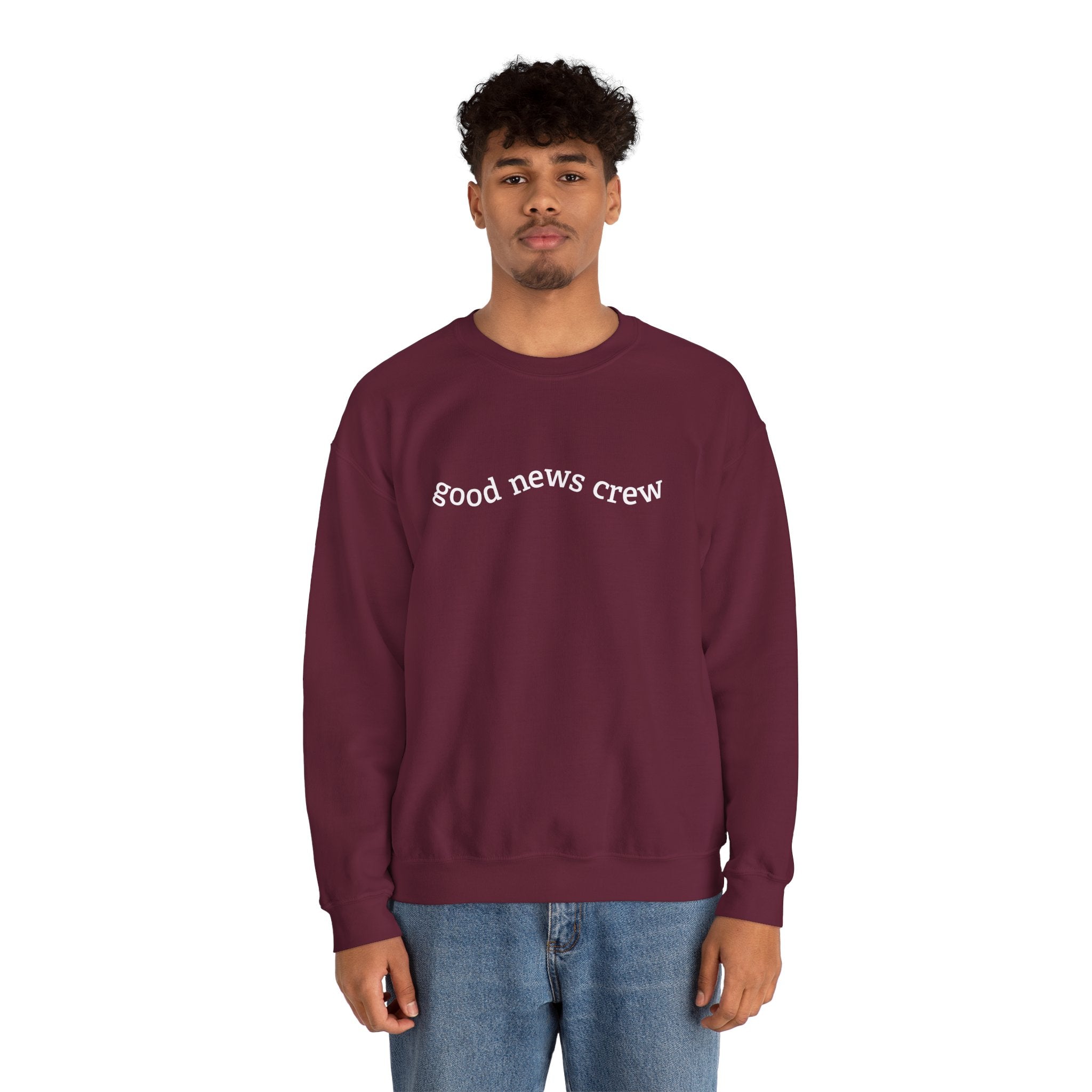 "Good News Crew" Unisex Crewneck Sweatshirt