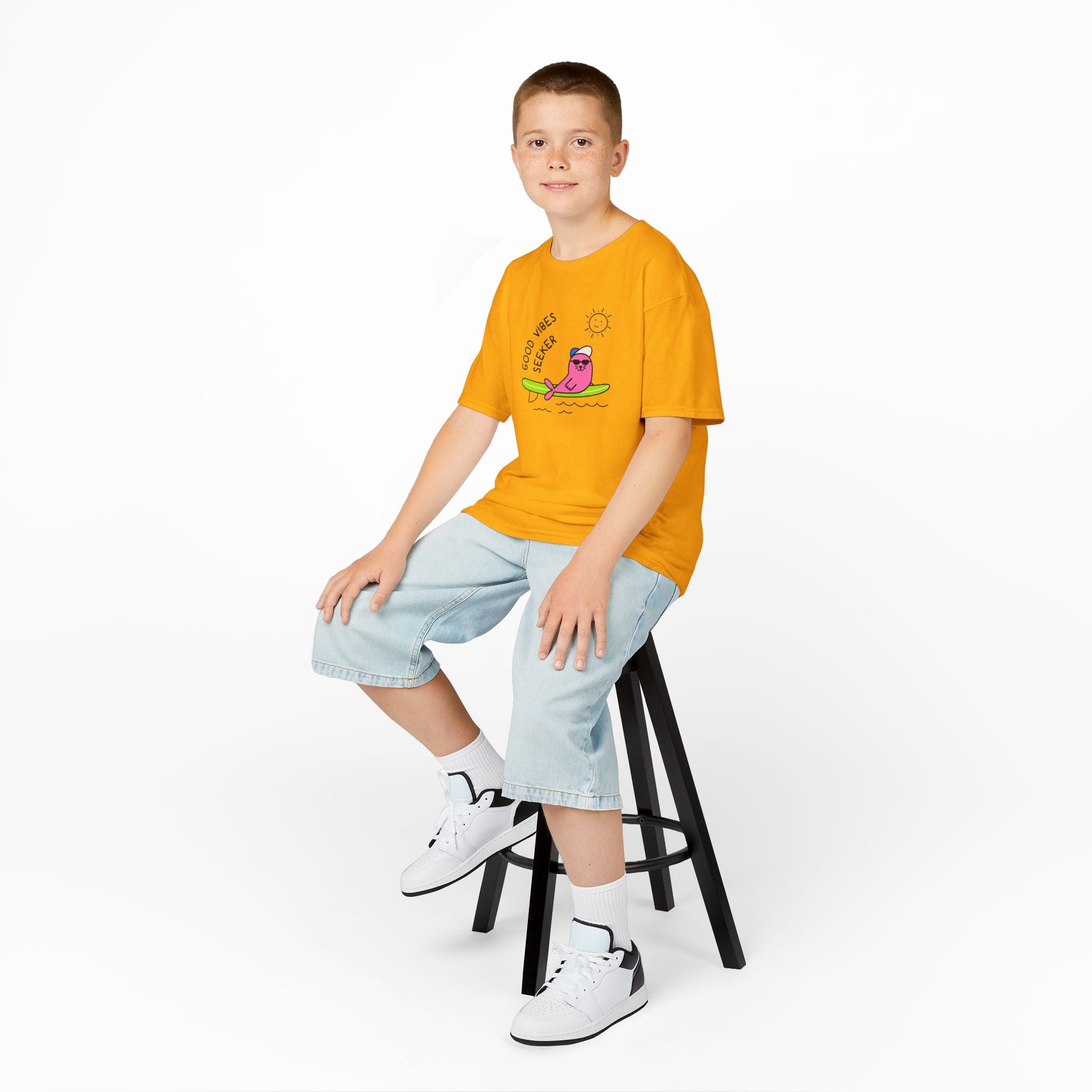"Good Vibes Seeker" Kids Tee