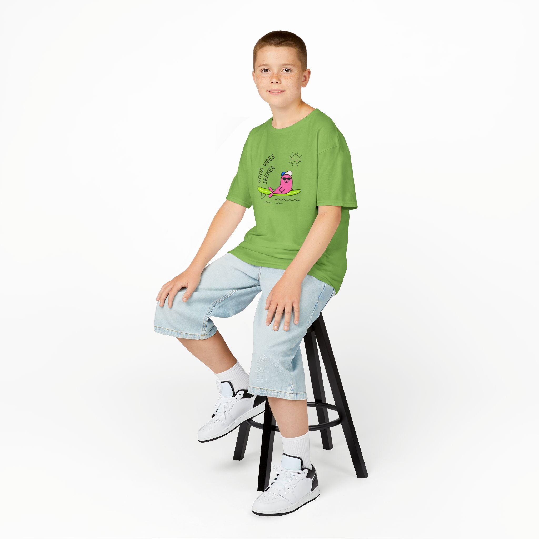 "Good Vibes Seeker" Kids Tee