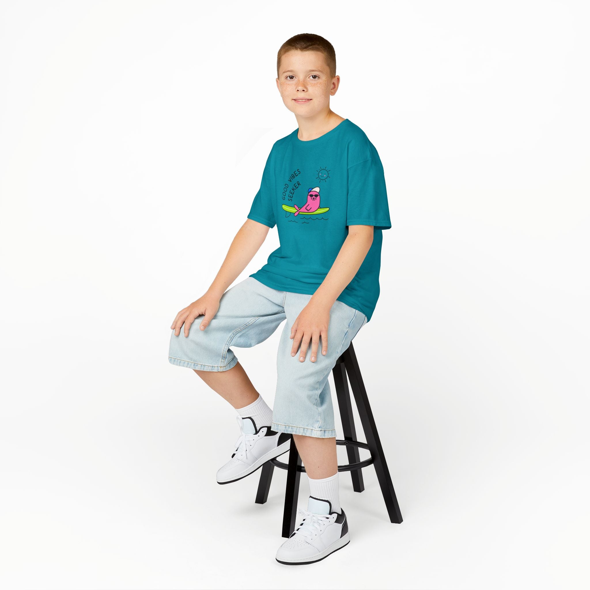 "Good Vibes Seeker" Kids Tee