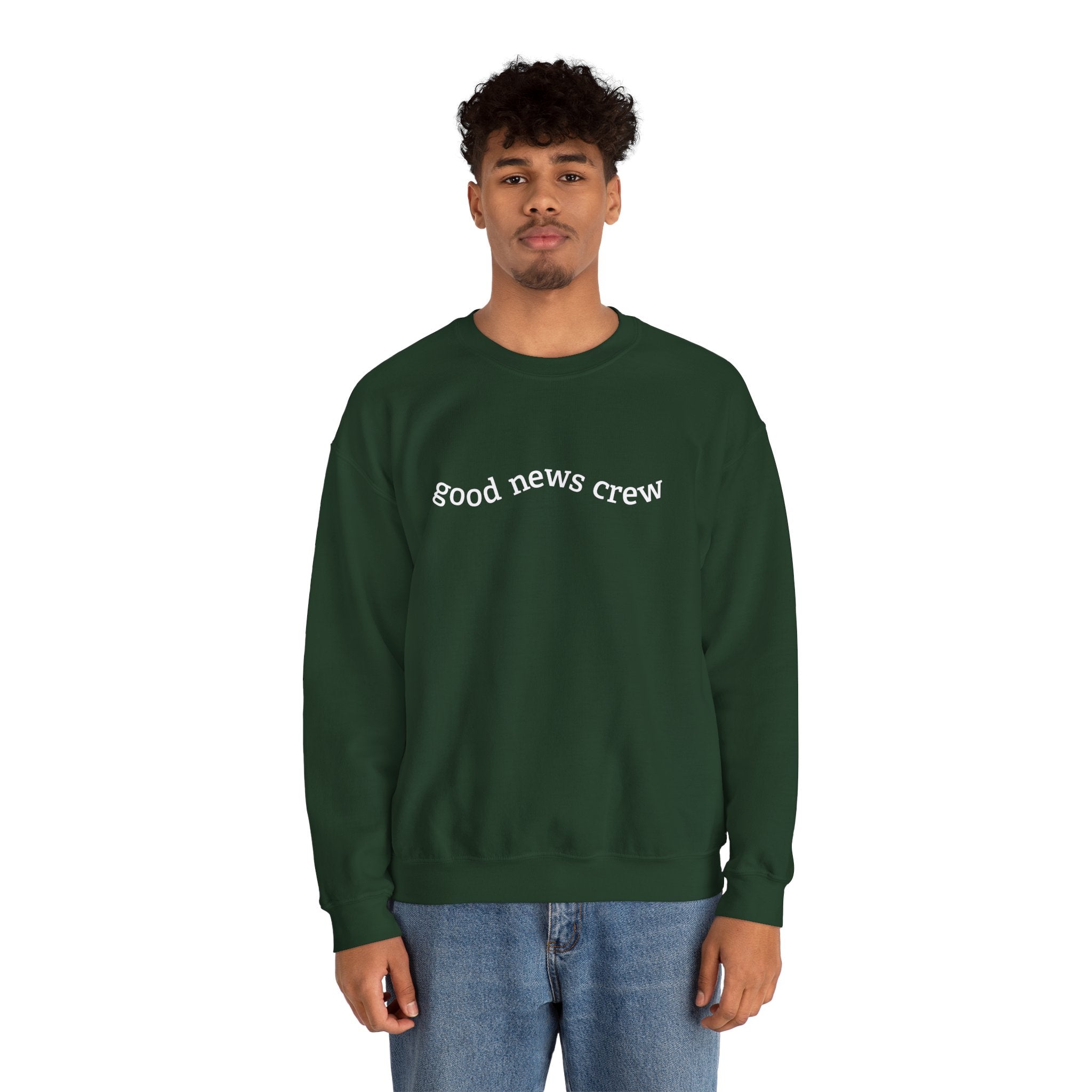 "Good News Crew" Unisex Crewneck Sweatshirt