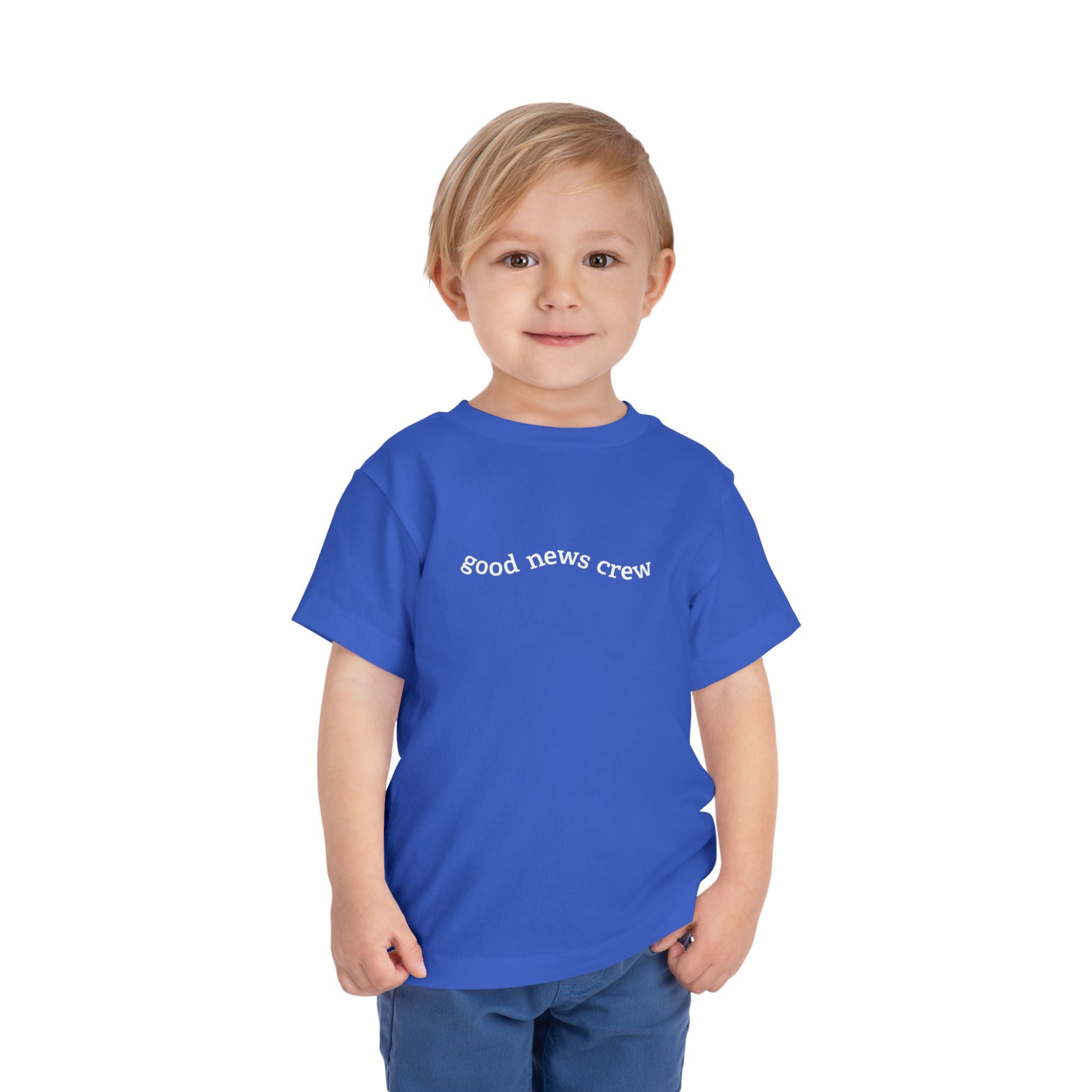 "Good News Crew" Toddler Short Sleeve Tee
