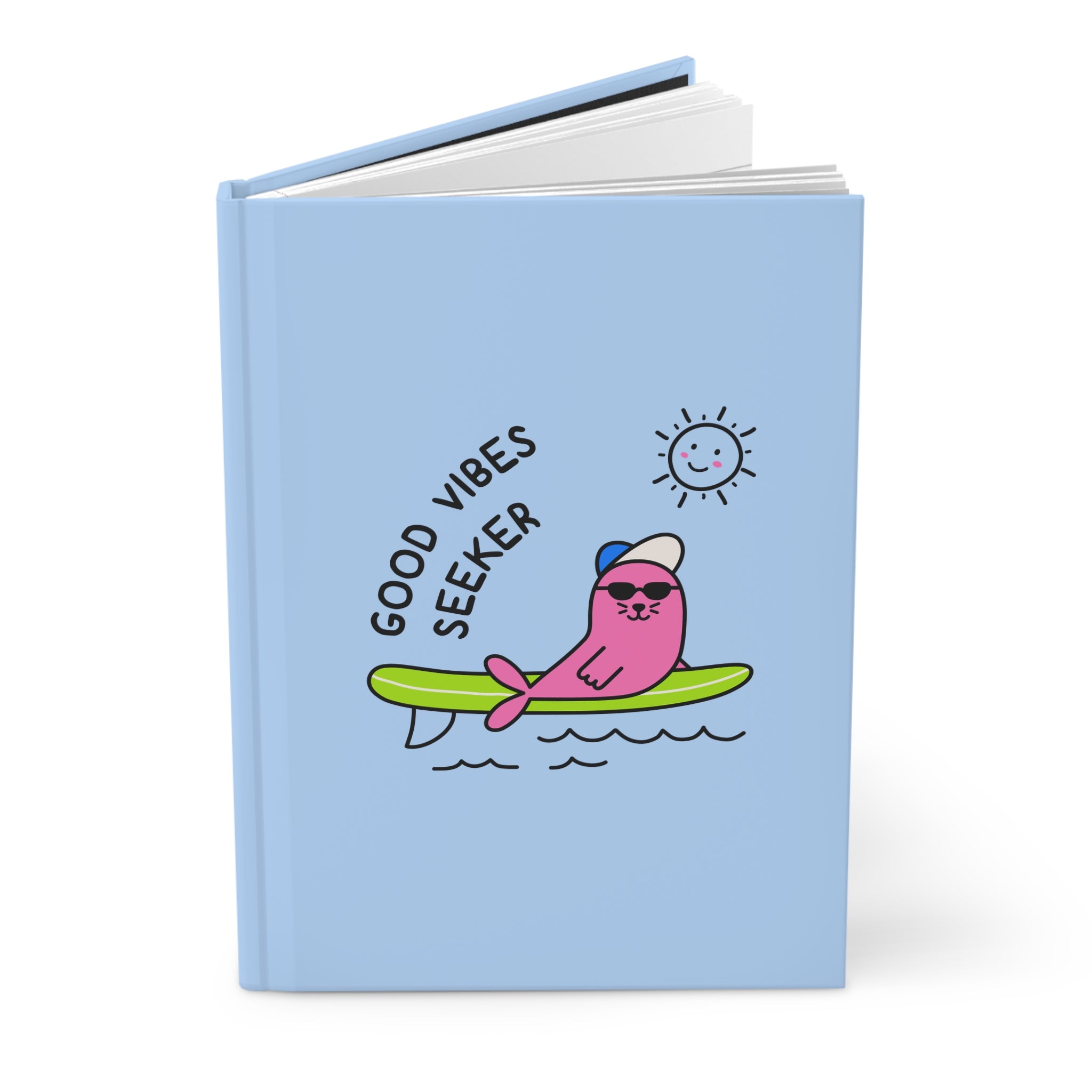 "Good Vibes Seeker" Hardcover Journal