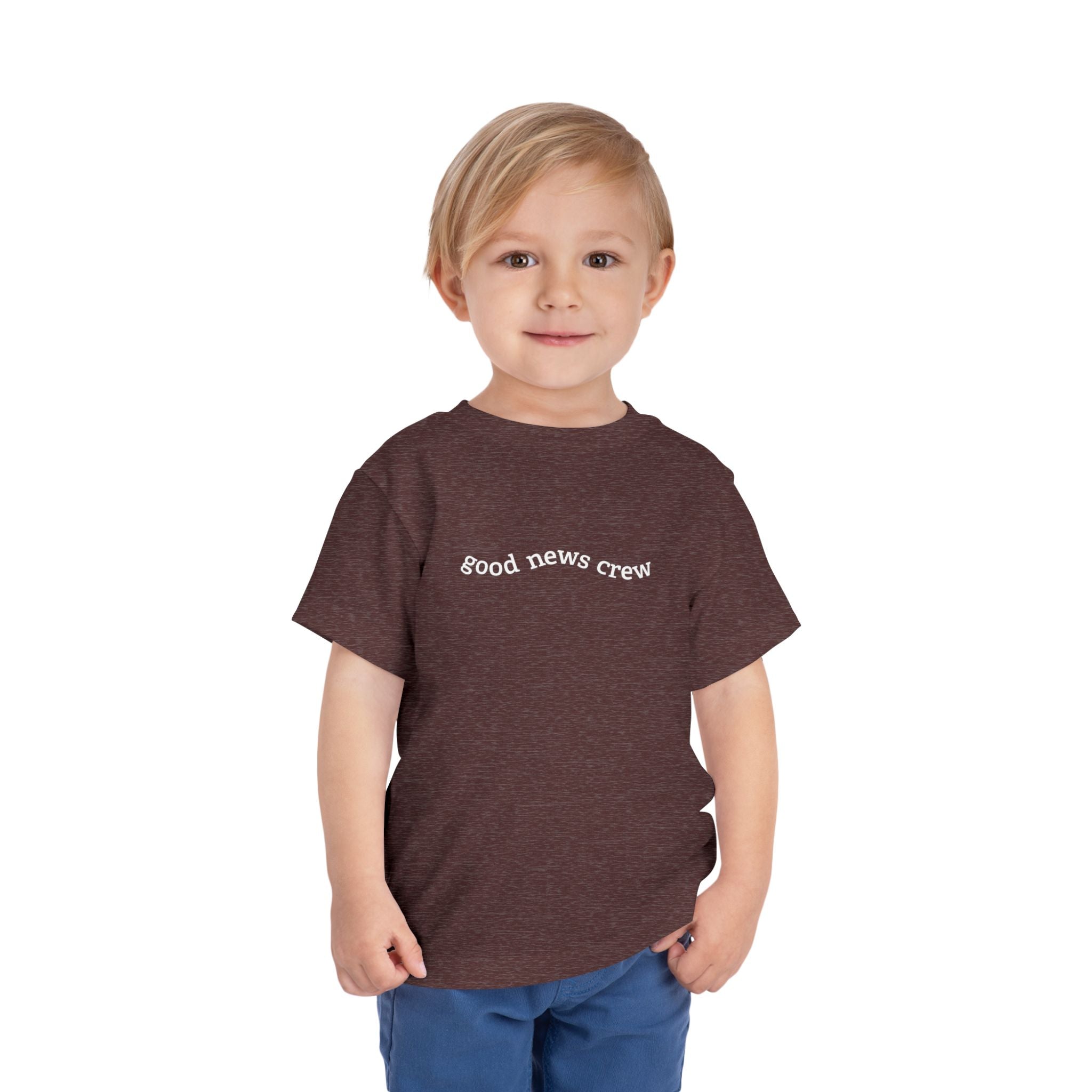 "Good News Crew" Toddler Short Sleeve Tee