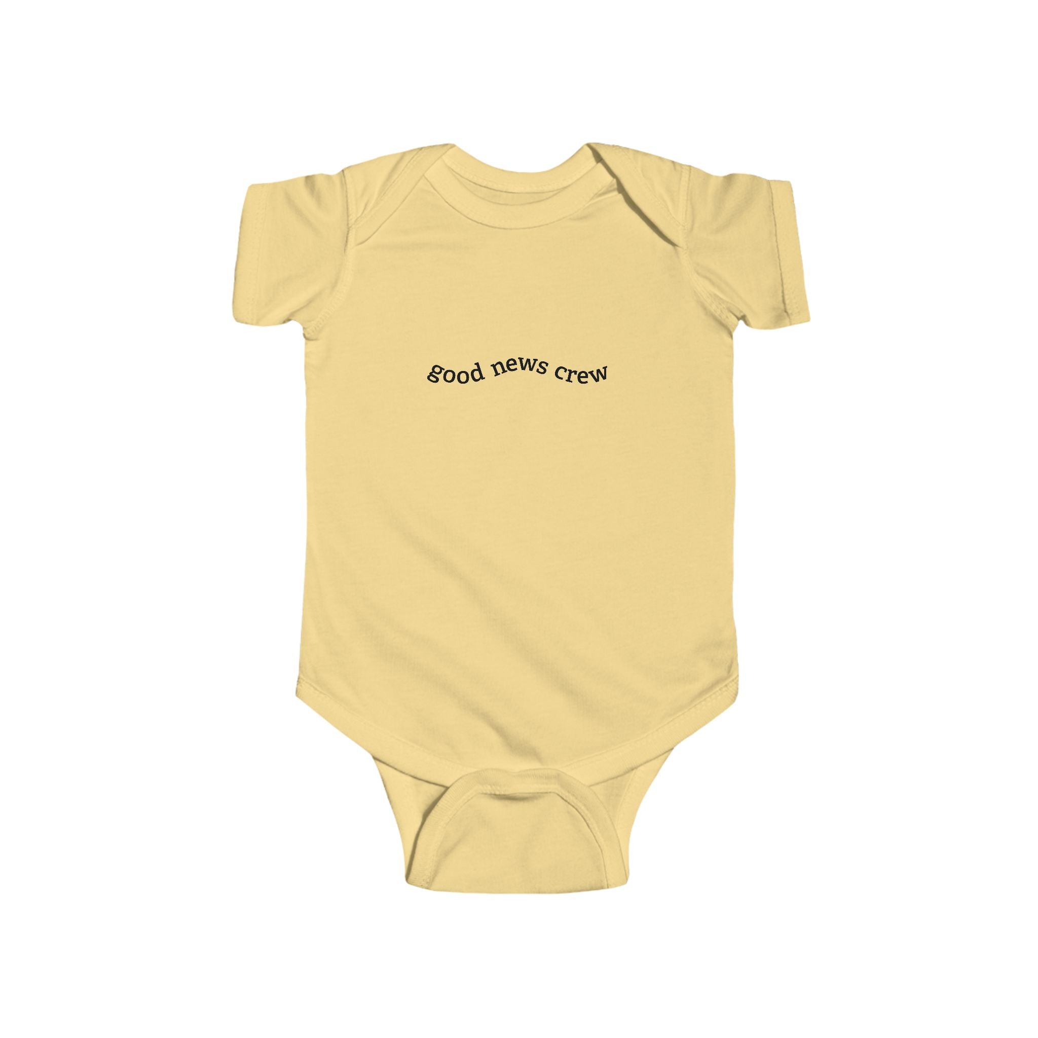 "Good News Crew" Baby Jersey Bodysuit