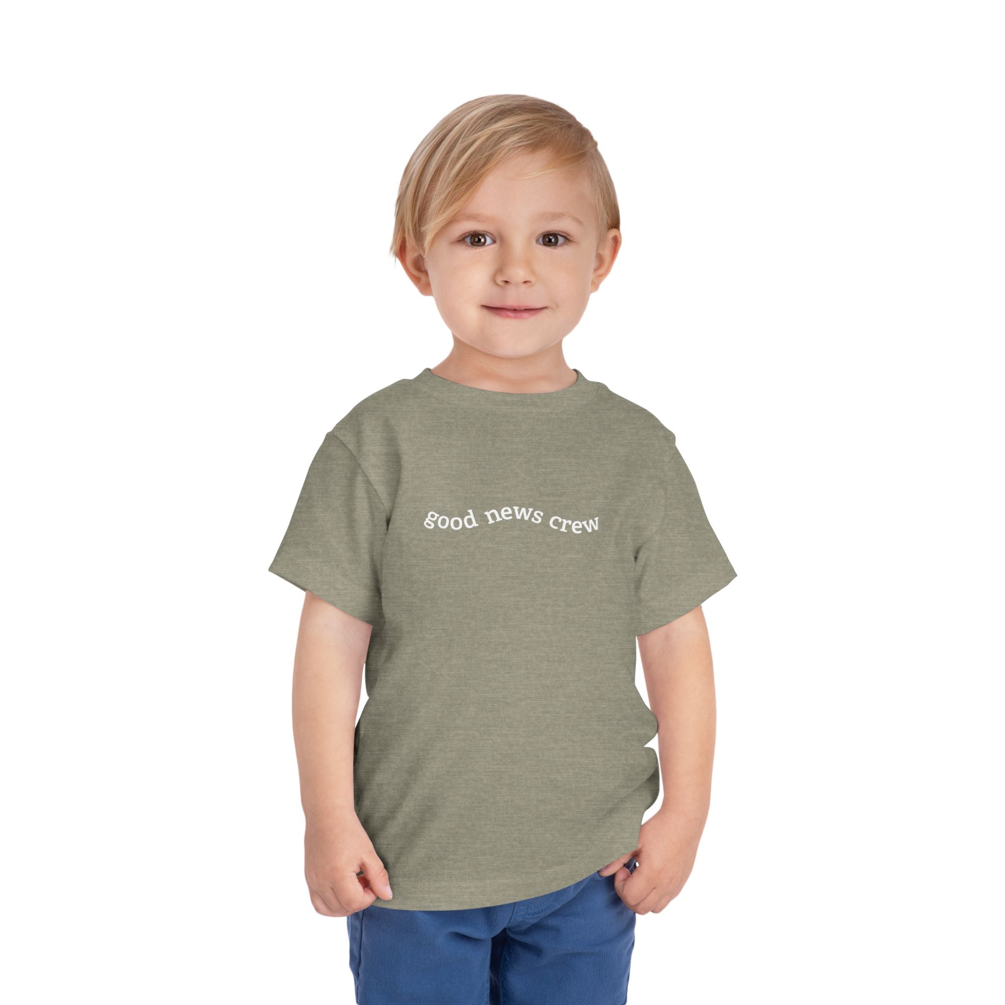 "Good News Crew" Toddler Short Sleeve Tee