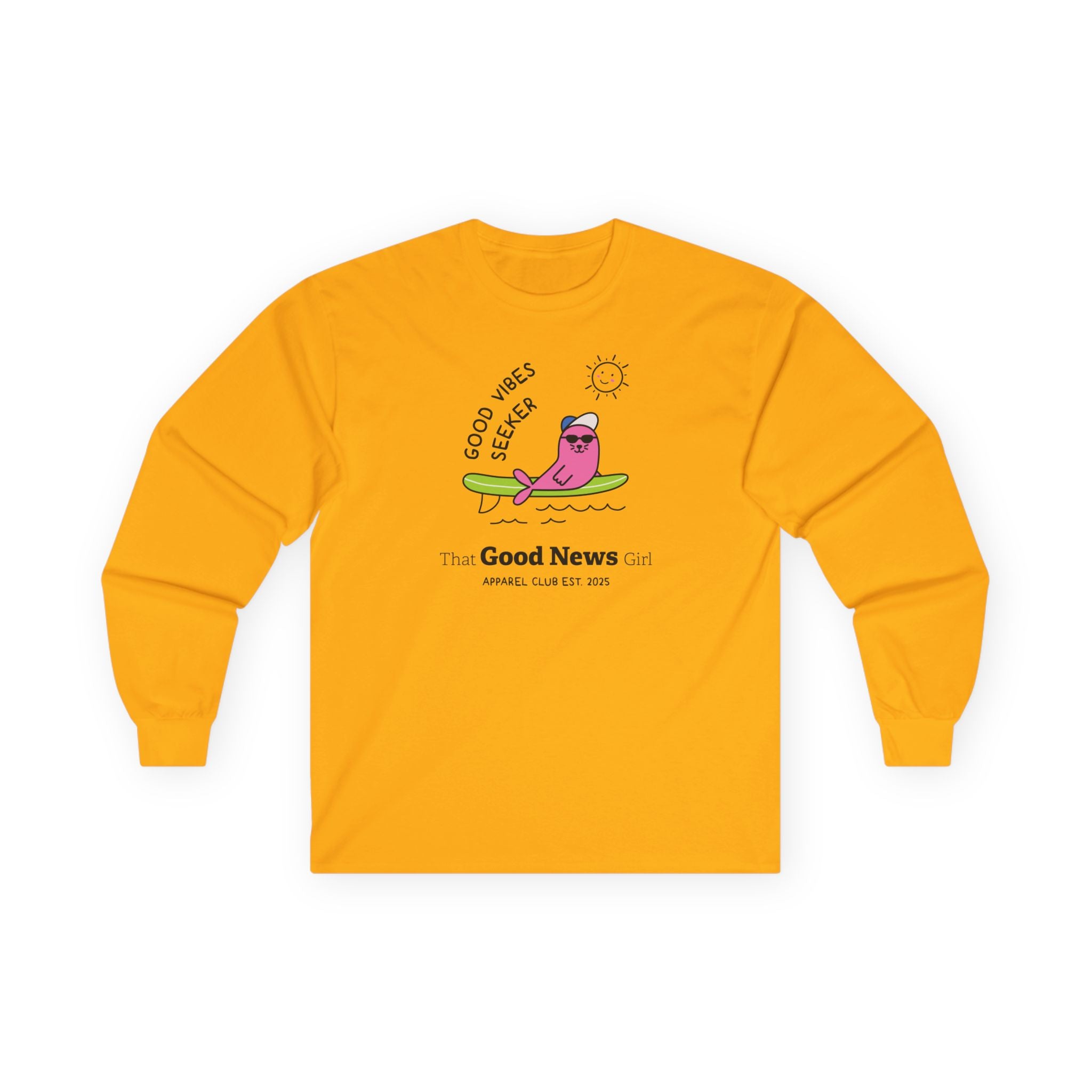"Good Vibes Seeker" Unisex Long Sleeve Tee