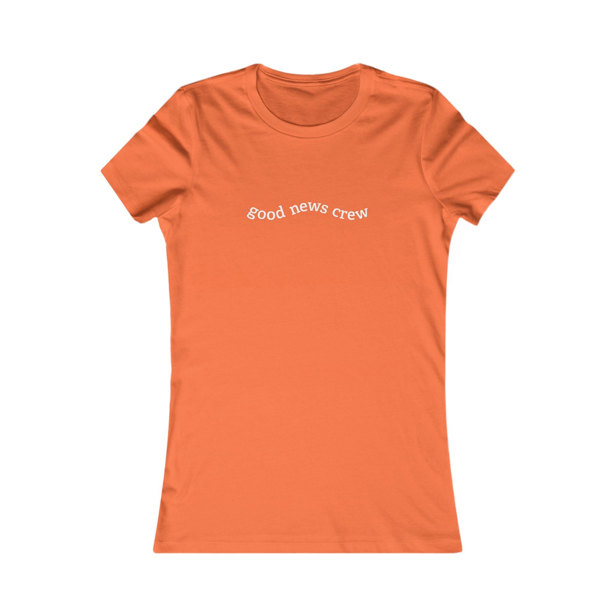 "Good News Crew" Women's Fitted Tee