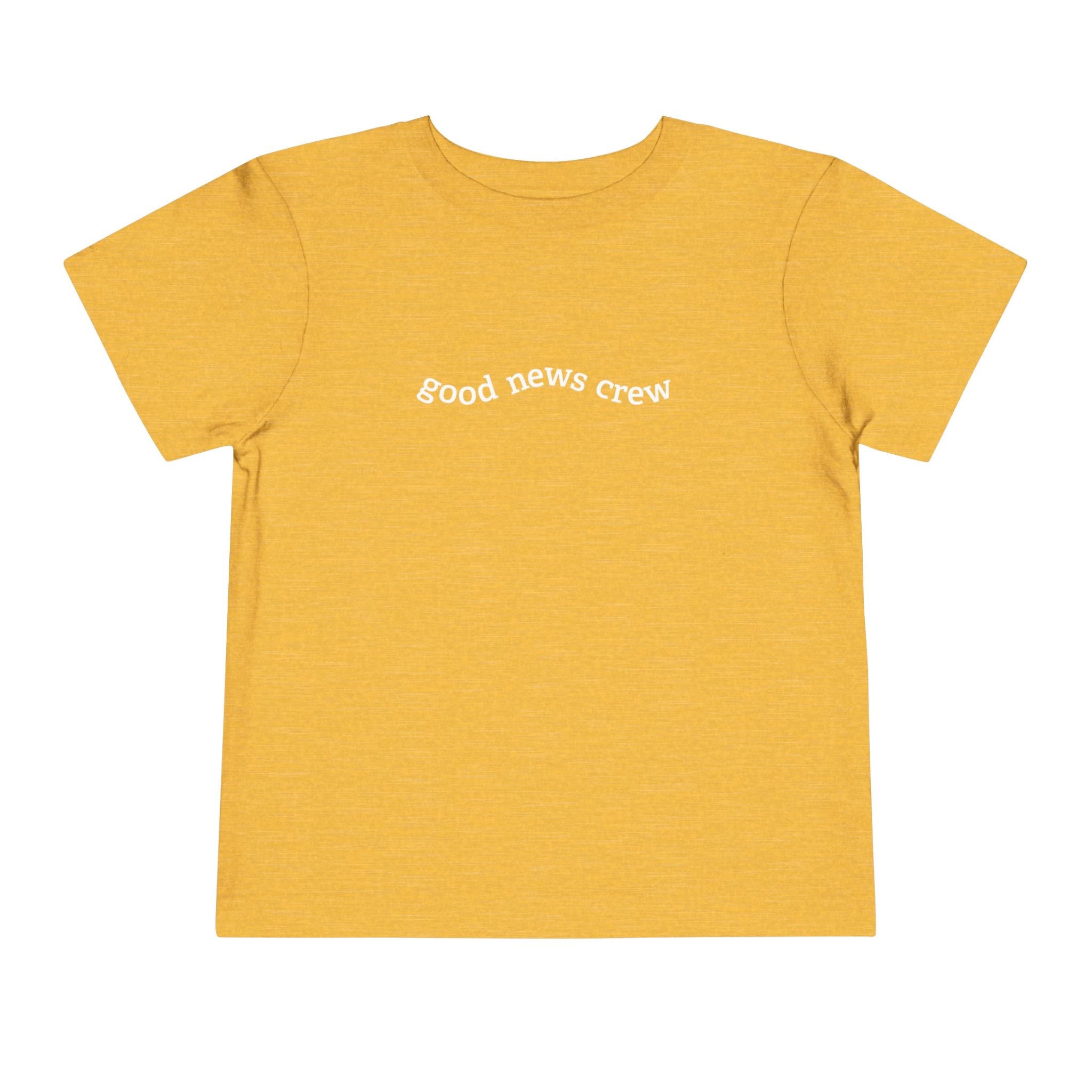 "Good News Crew" Toddler Short Sleeve Tee
