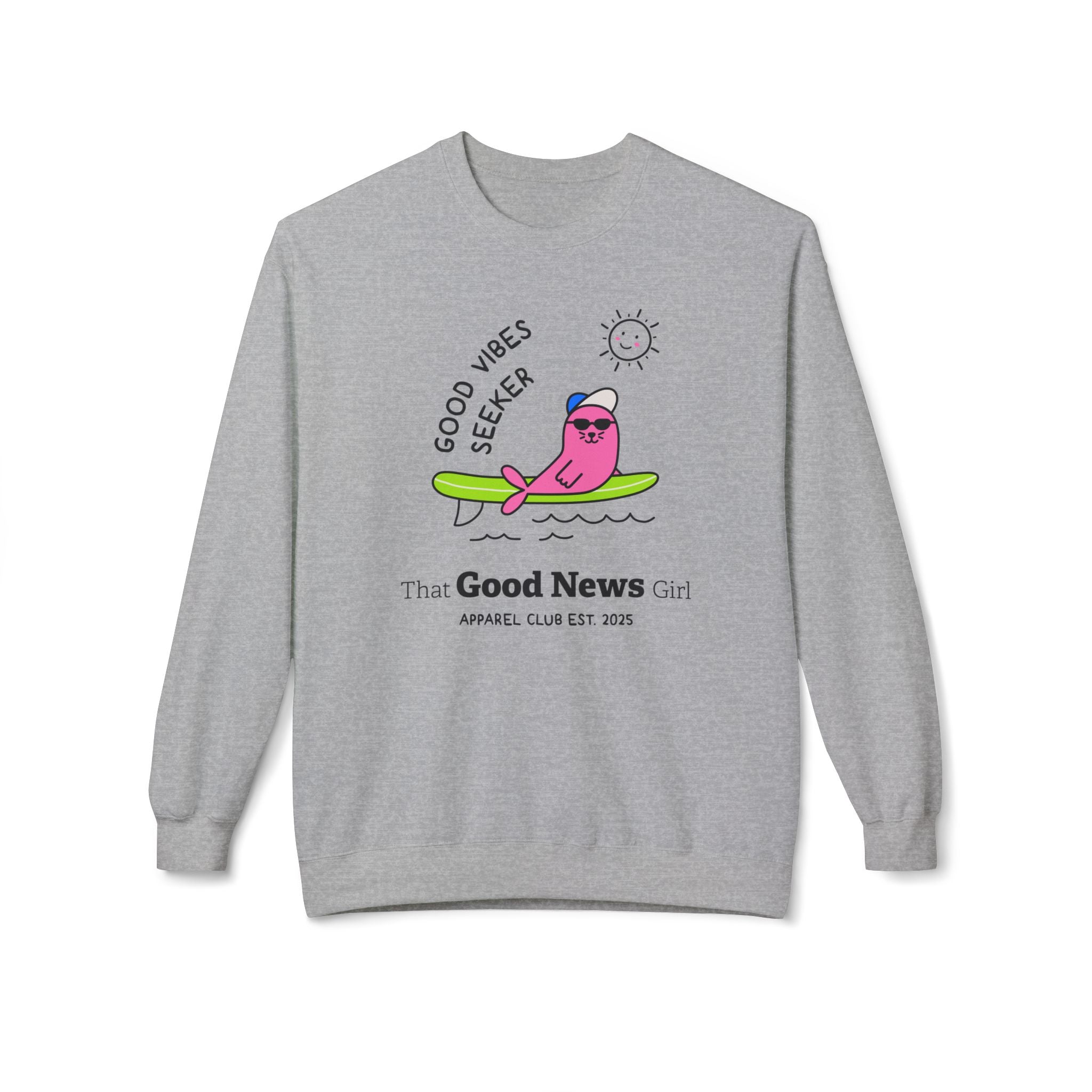 "Good Vibes Seeker" Unisex Crewneck