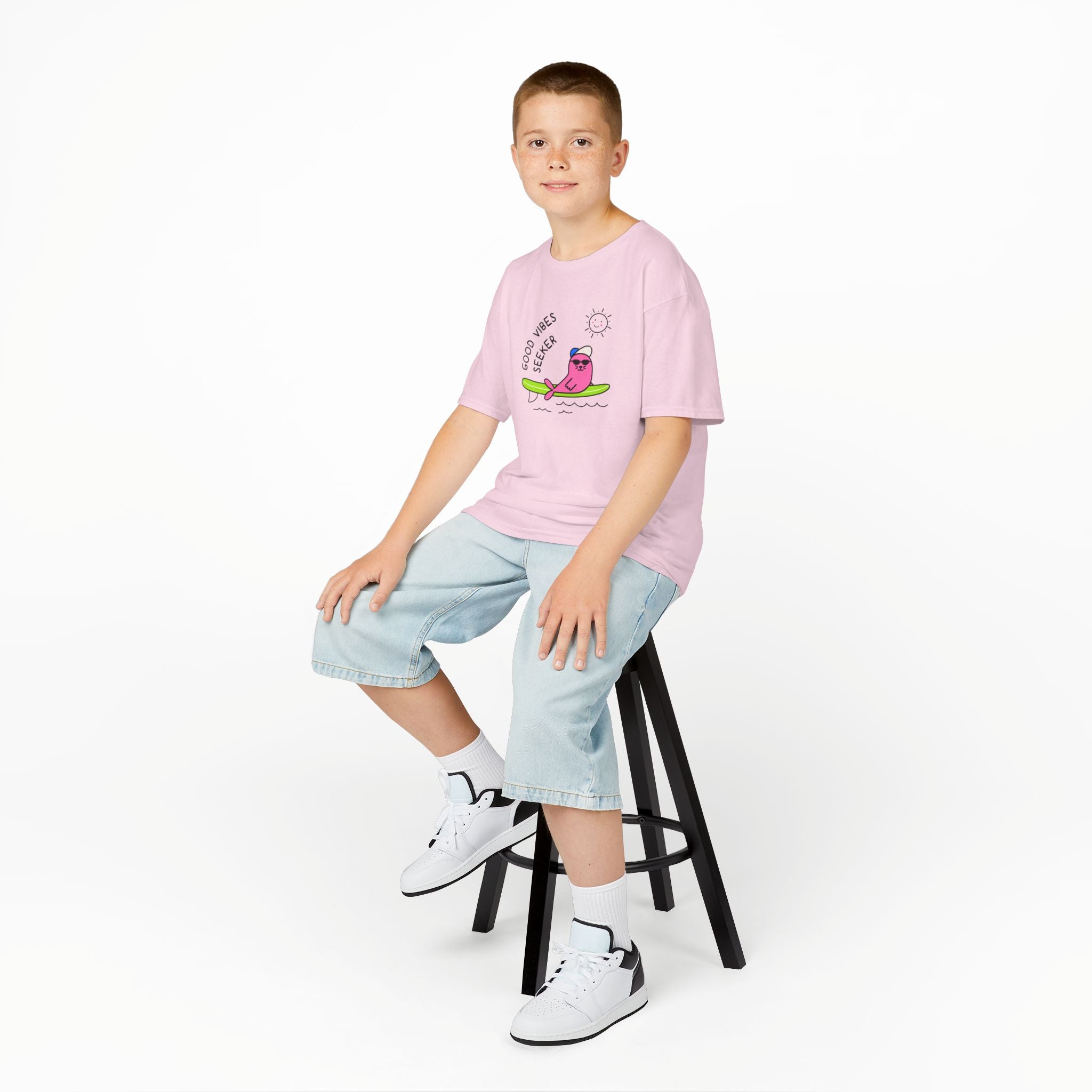 "Good Vibes Seeker" Kids Tee
