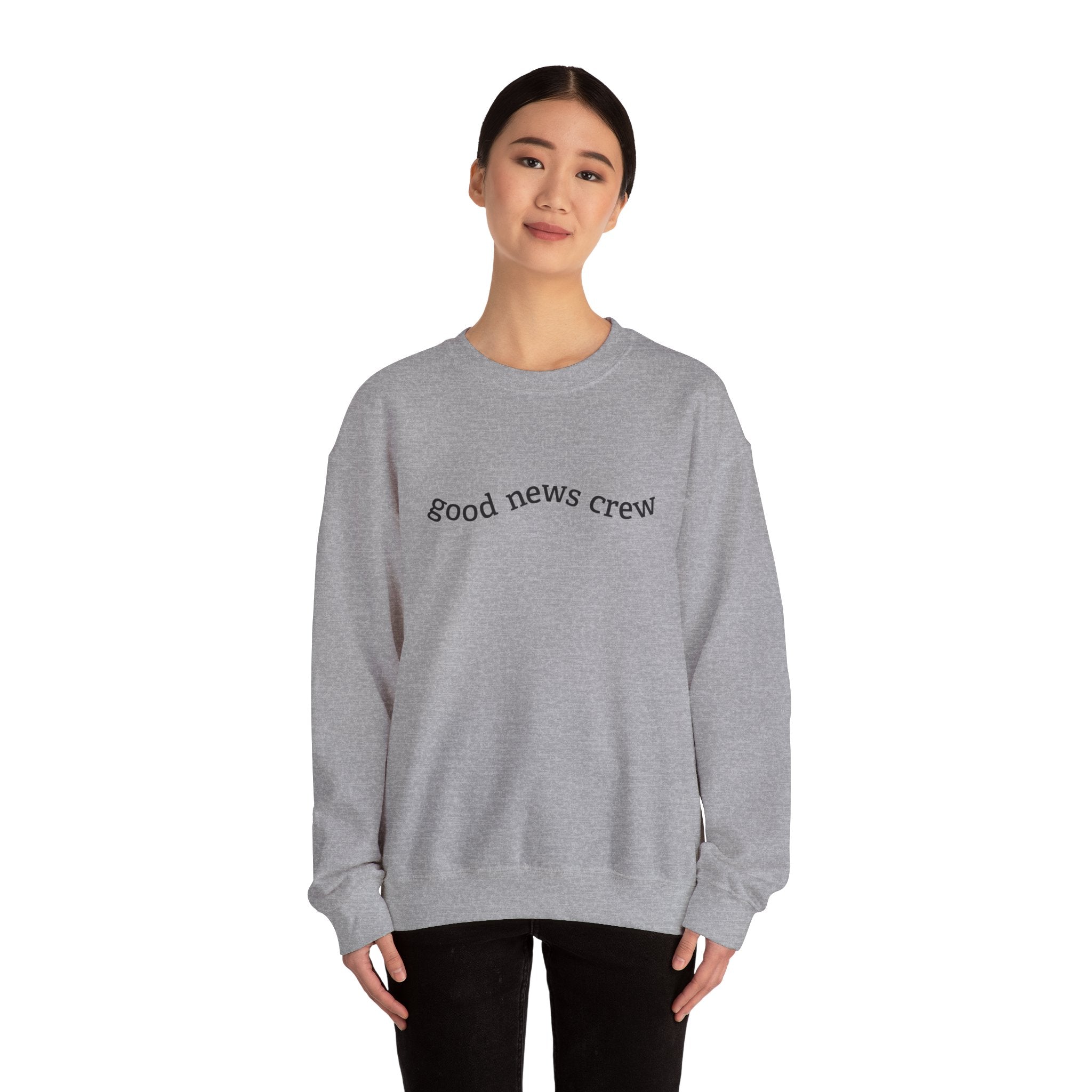 "Good News Crew" Unisex Crewneck Sweatshirt