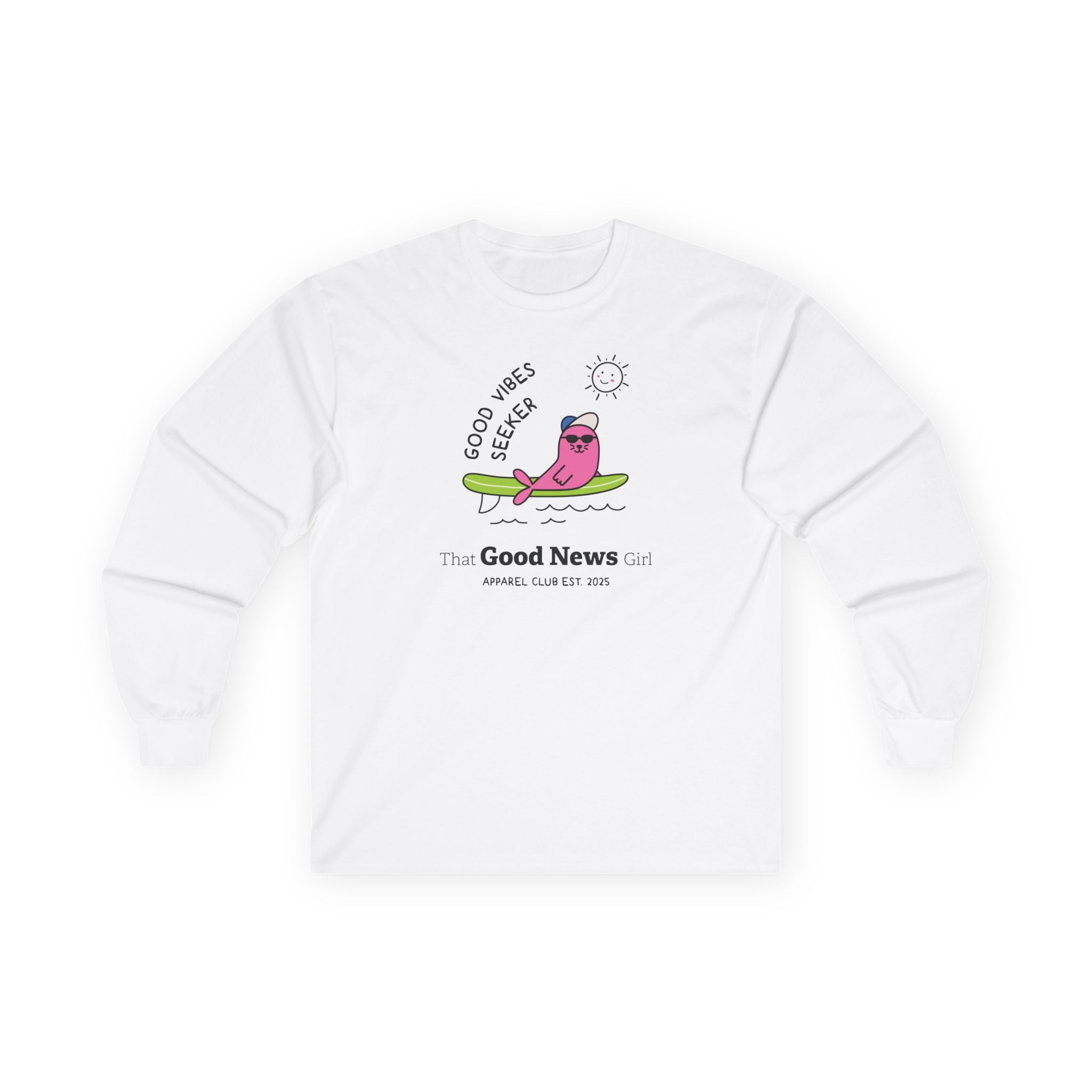 "Good Vibes Seeker" Unisex Long Sleeve Tee