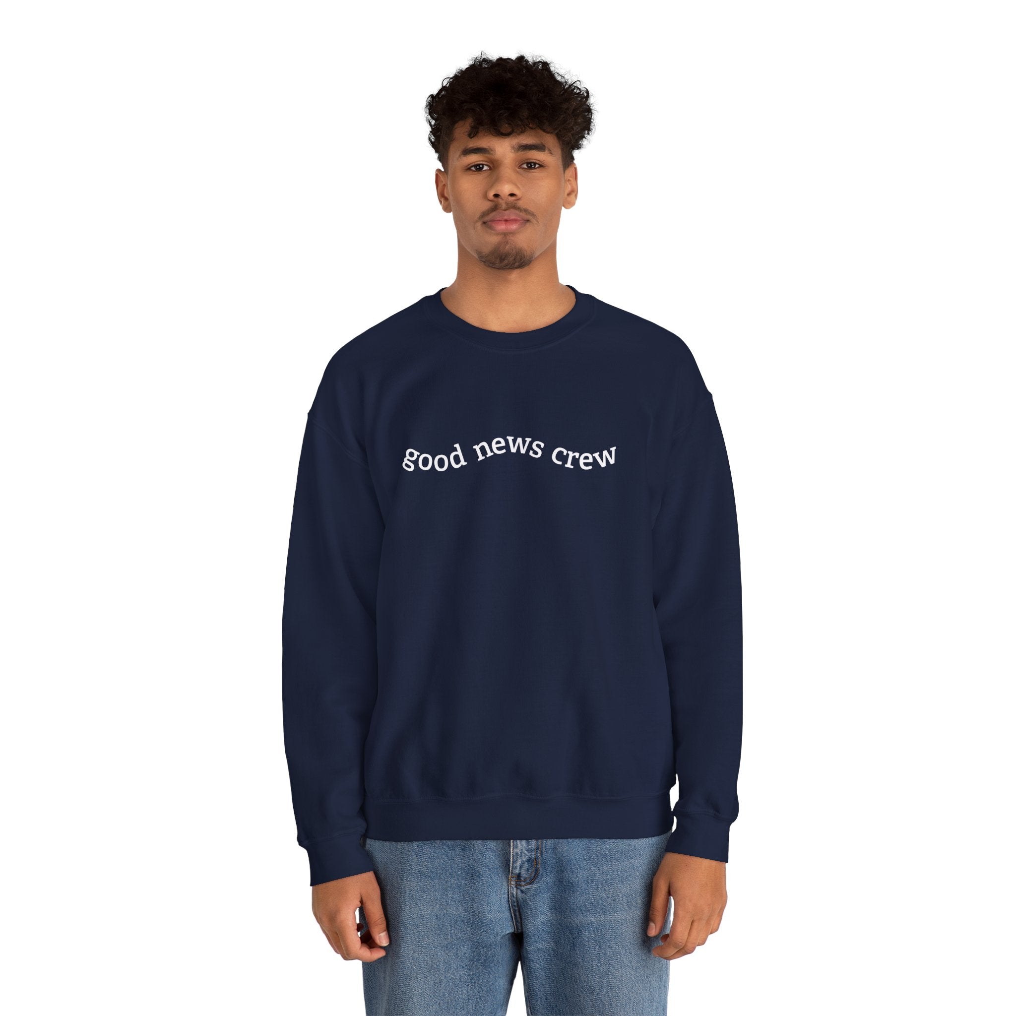 "Good News Crew" Unisex Crewneck Sweatshirt