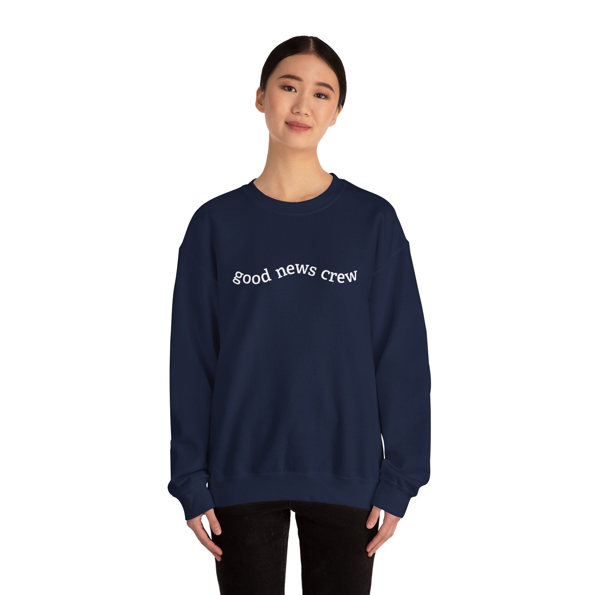 "Good News Crew" Unisex Crewneck Sweatshirt