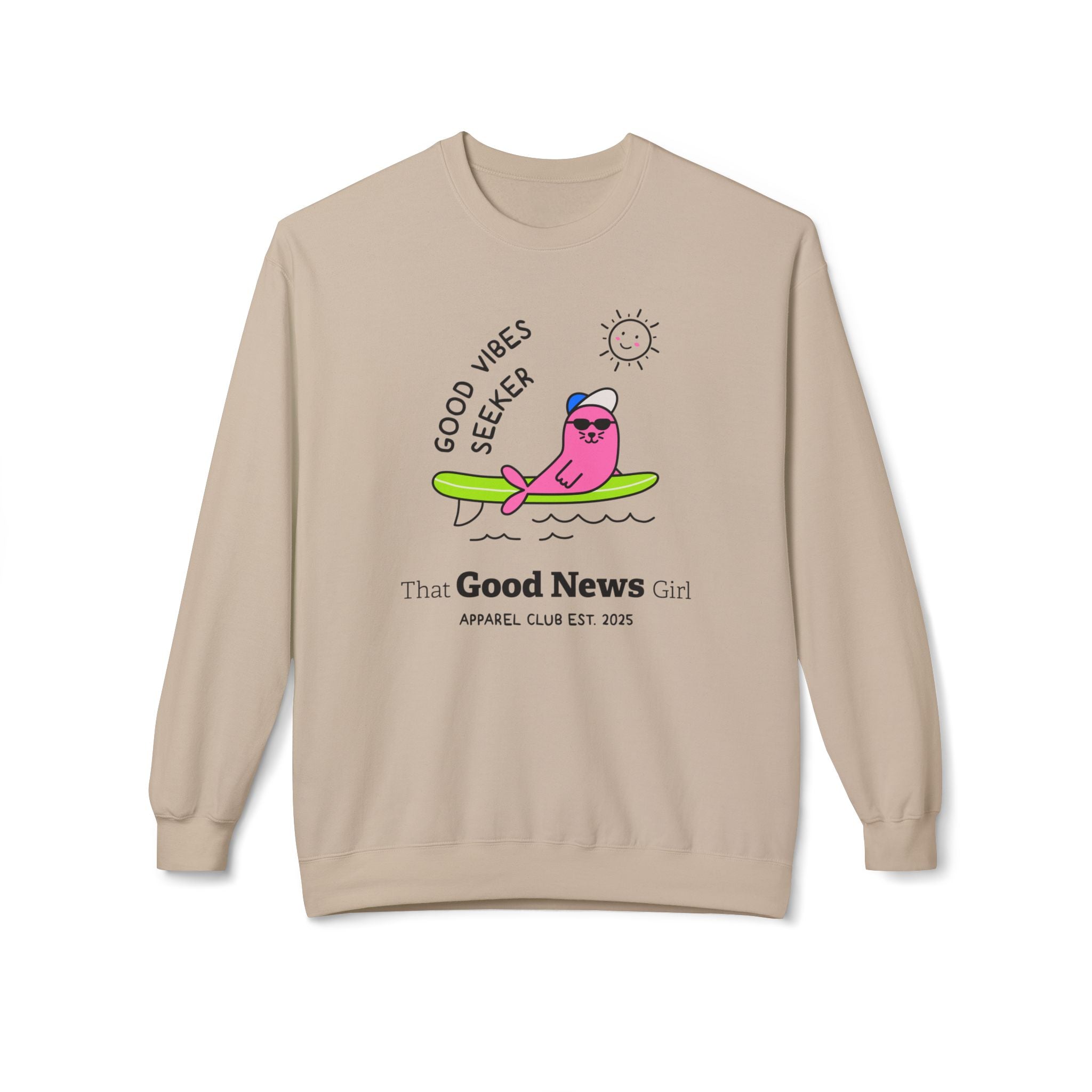 "Good Vibes Seeker" Unisex Crewneck