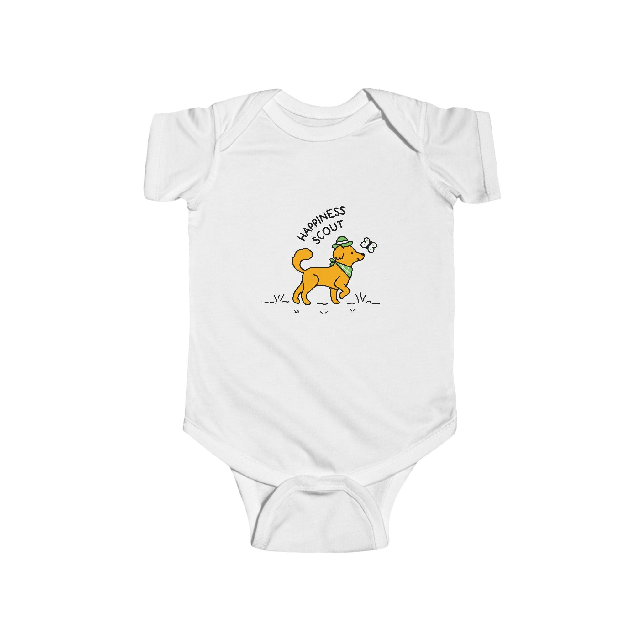 "Happiness Scout" Baby Bodysuit