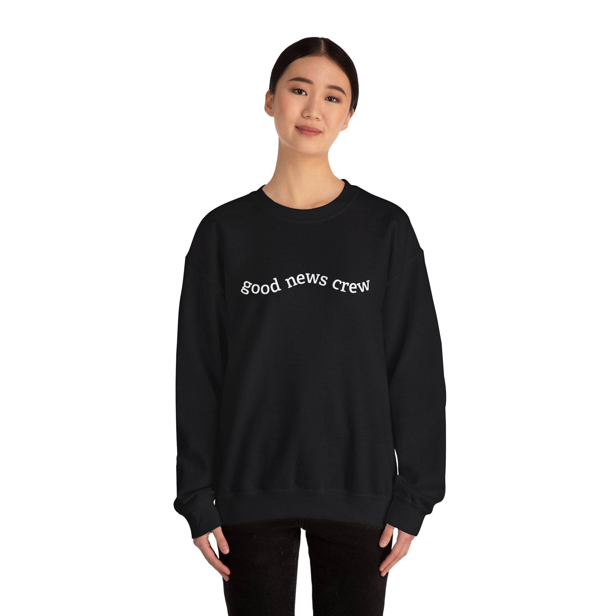 "Good News Crew" Unisex Crewneck Sweatshirt