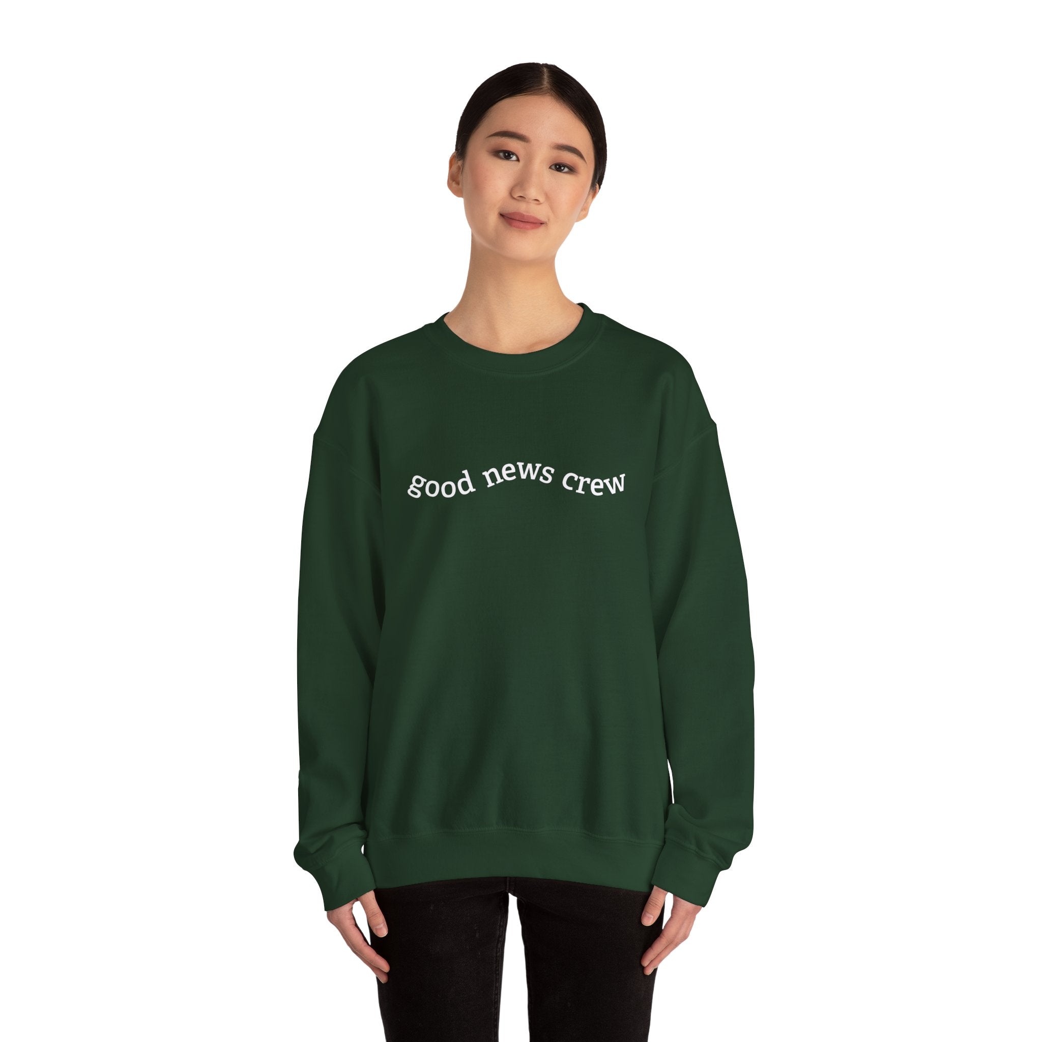 "Good News Crew" Unisex Crewneck Sweatshirt