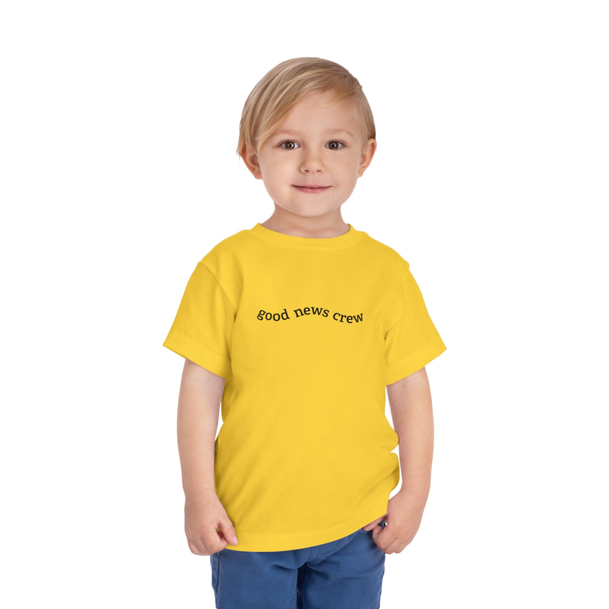 "Good News Crew" Toddler Short Sleeve Tee